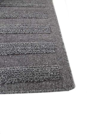Wool Rug - 270 x 180 cm - dark grey