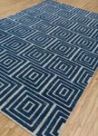 Wool Rug - 240 x 150 cm - blue