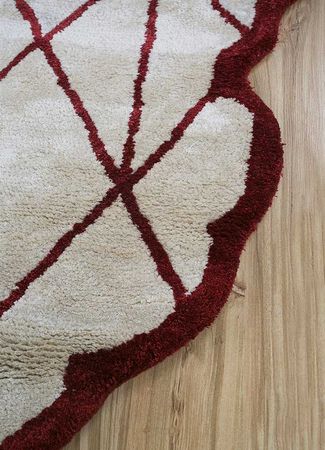 Designer Rug - 240 x 150 cm - cream