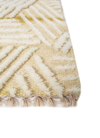 Wool Rug - 240 x 150 cm - gold