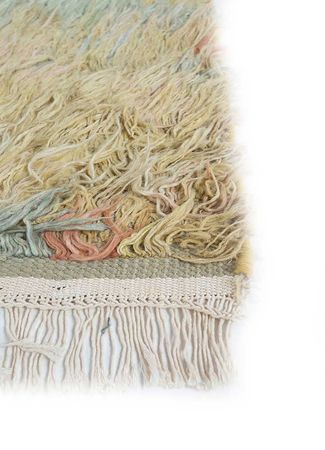 Wool Rug - 90 x 60 cm - gold