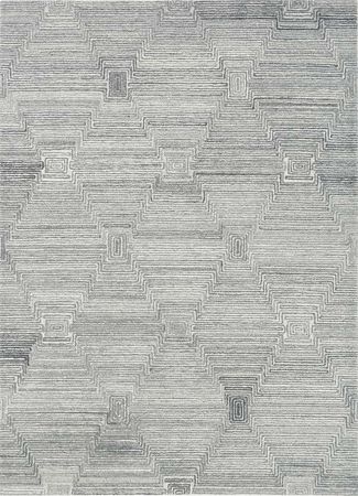 Wool Rug - 240 x 150 cm - light grey