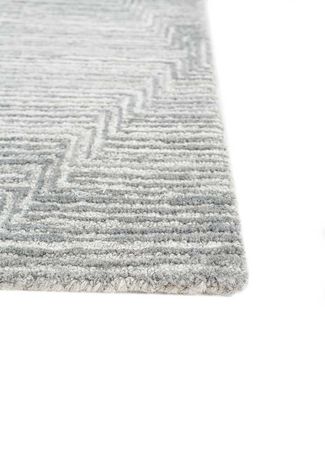 Wool Rug - 240 x 150 cm - light grey