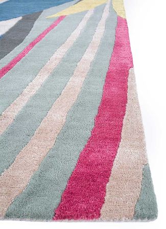 Wool Rug - 270 x 180 cm - orange