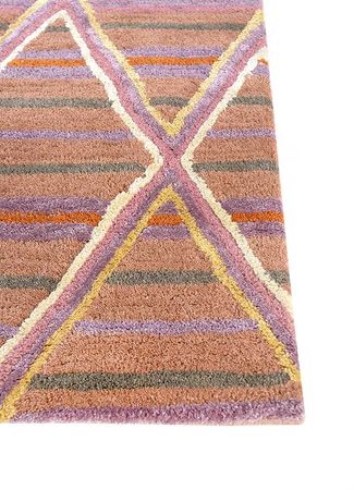 Wool Rug - 165 x 105 cm - orange