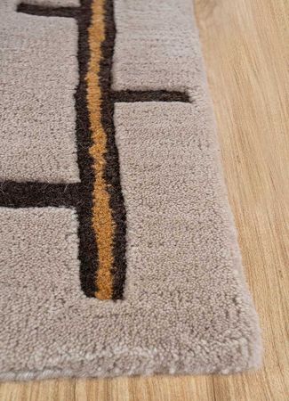 Wool Rug - 90 x 60 cm - cream