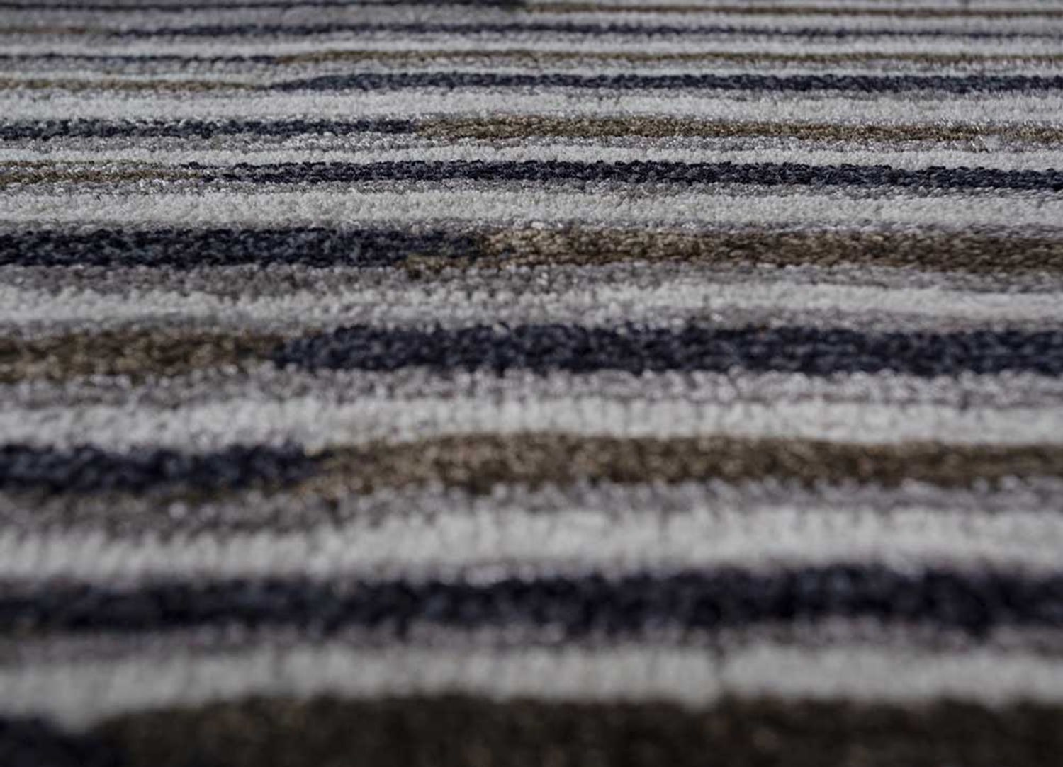 Wool Rug other shape  - 152 x 55 cm - anthracite