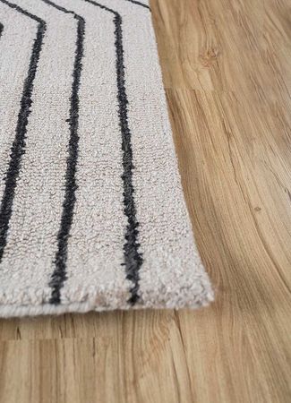 Wool Rug - 240 x 150 cm - cream