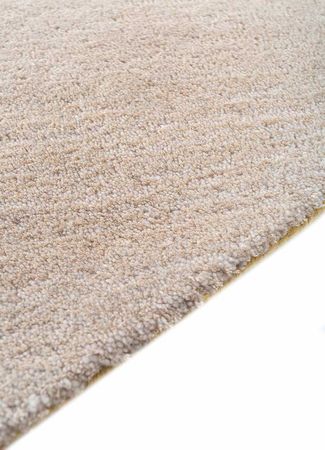 Wool Rug round  - 240 x 240 cm - gold