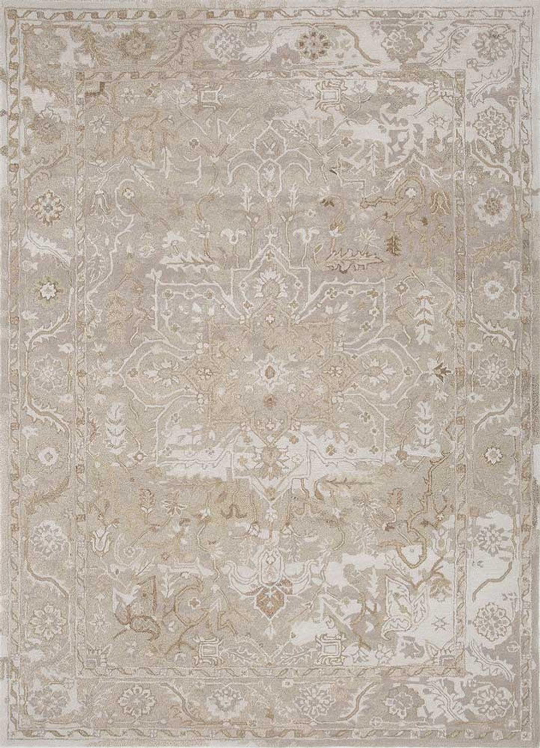 Wool Rug - 270 x 180 cm - cream