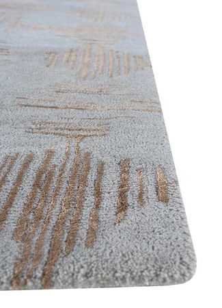 Wool Rug - 198 x 138 cm - grey