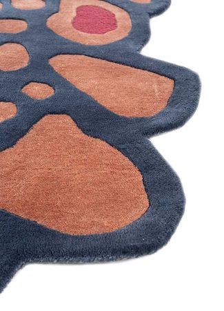Wool Rug other shape  - 270 x 180 cm - orange