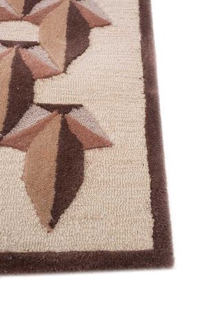 Wool Rug - 270 x 180 cm - brown