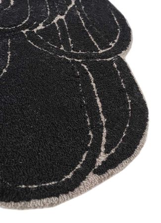 Wool Rug other shape  - 268 x 175 cm - anthracite