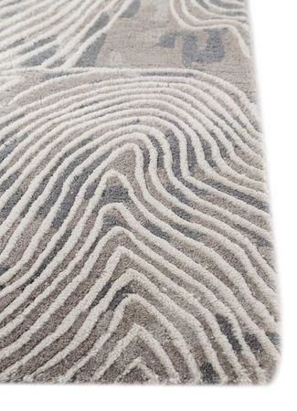 Wool Rug - 240 x 150 cm - grey