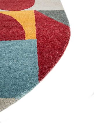 Wool Rug other shape  - 218 x 90 cm - orange