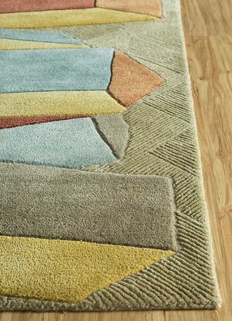 Wool Rug - 240 x 170 cm - gold