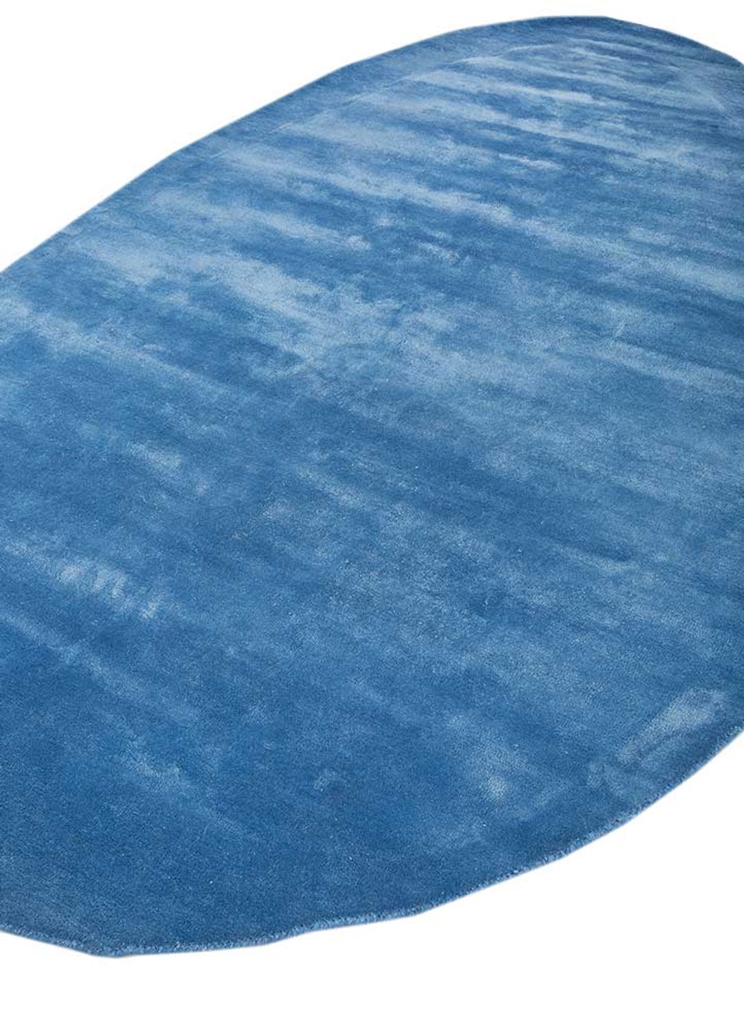 Designer Rug other shape  - 240 x 150 cm - blue