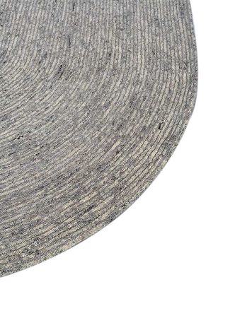 Wool Rug other shape  - 225 x 150 cm - grey