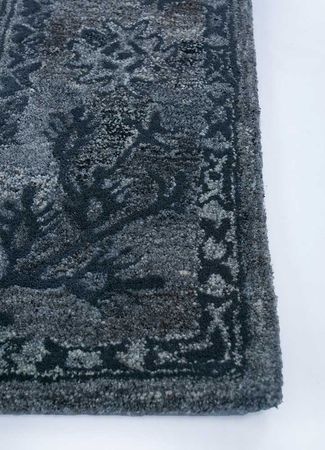 Wool Rug - 240 x 150 cm - sea blue