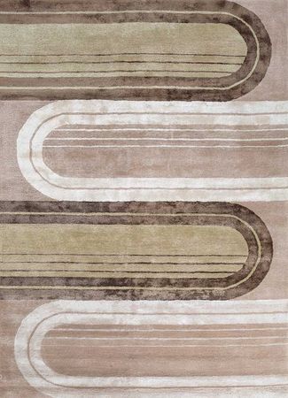 Wool Rug - 270 x 180 cm - brown