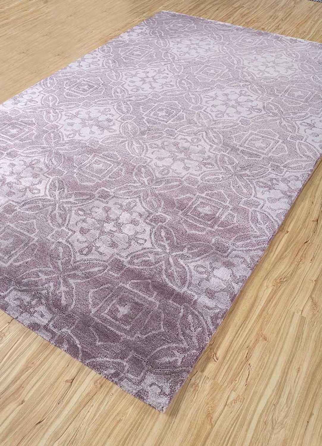 Wool Rug - 240 x 150 cm - purple