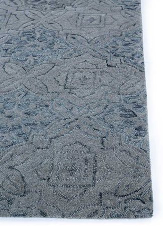 Wool Rug - 240 x 150 cm - grey