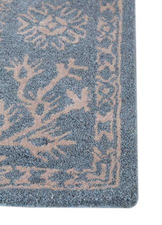 Wool Rug - 240 x 150 cm - grey