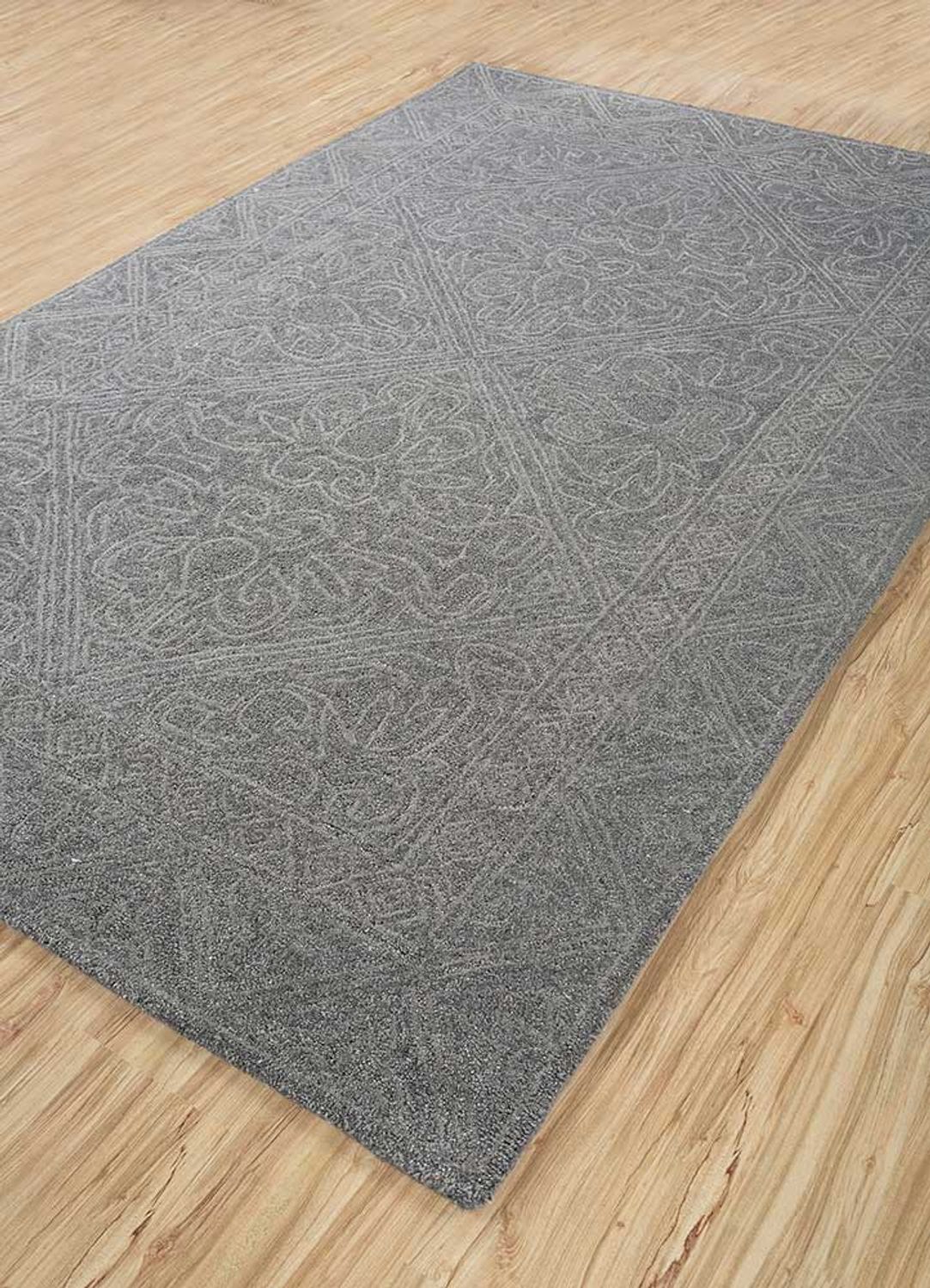 Wool Rug - 240 x 150 cm - light grey