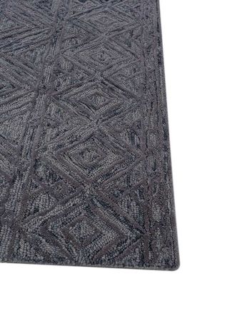 Wool Rug - 240 x 150 cm - grey