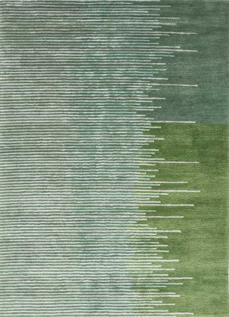 Wool Rug - 270 x 180 cm - lime green