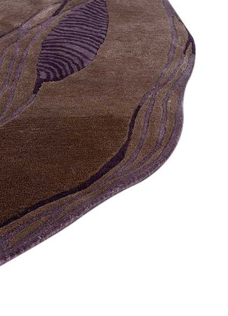 Wool Rug other shape  - 150 x 120 cm - beige