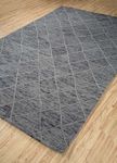 Wool Rug - 240 x 150 cm - grey