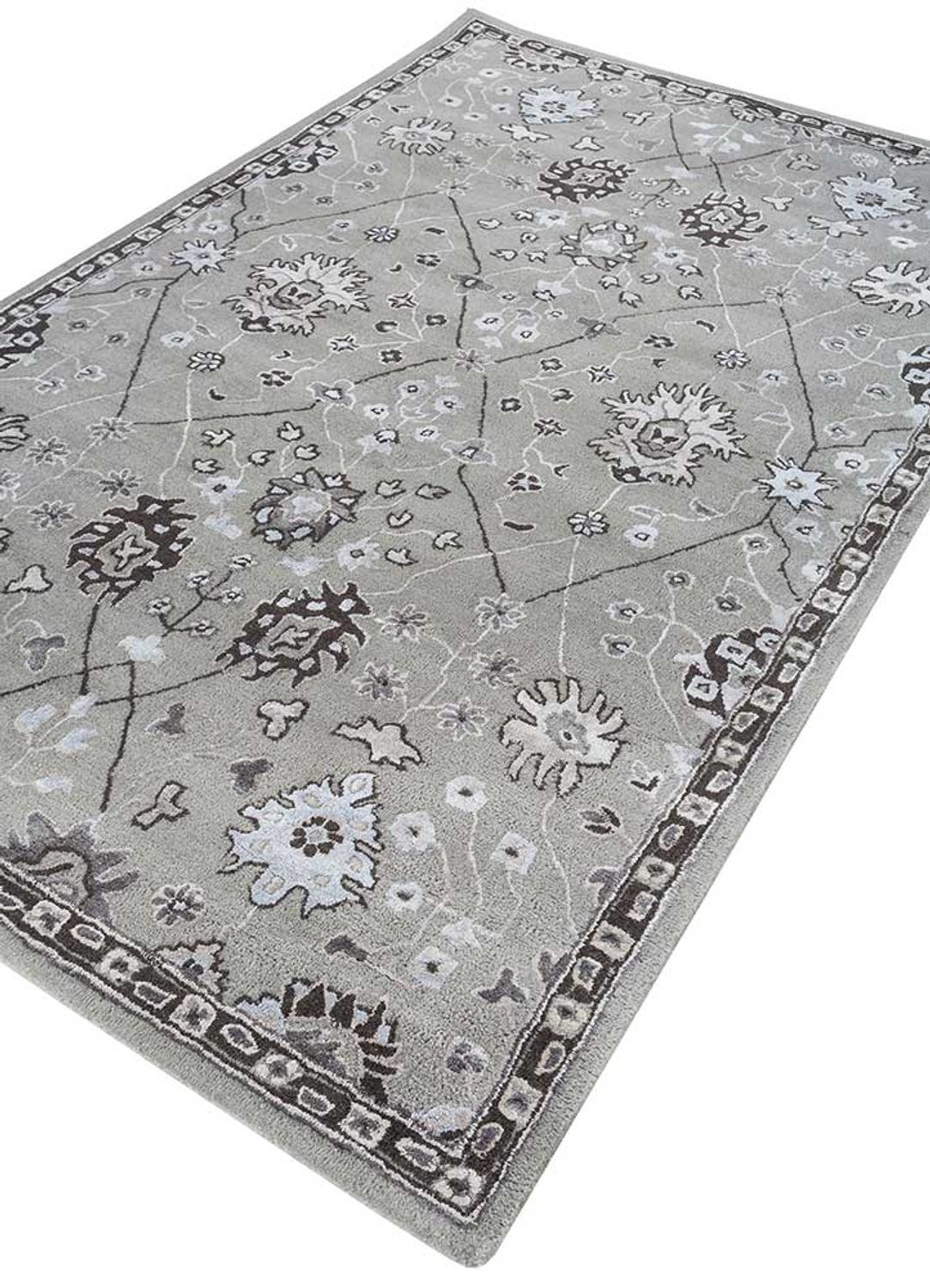 Wool Rug - 240 x 150 cm - grey