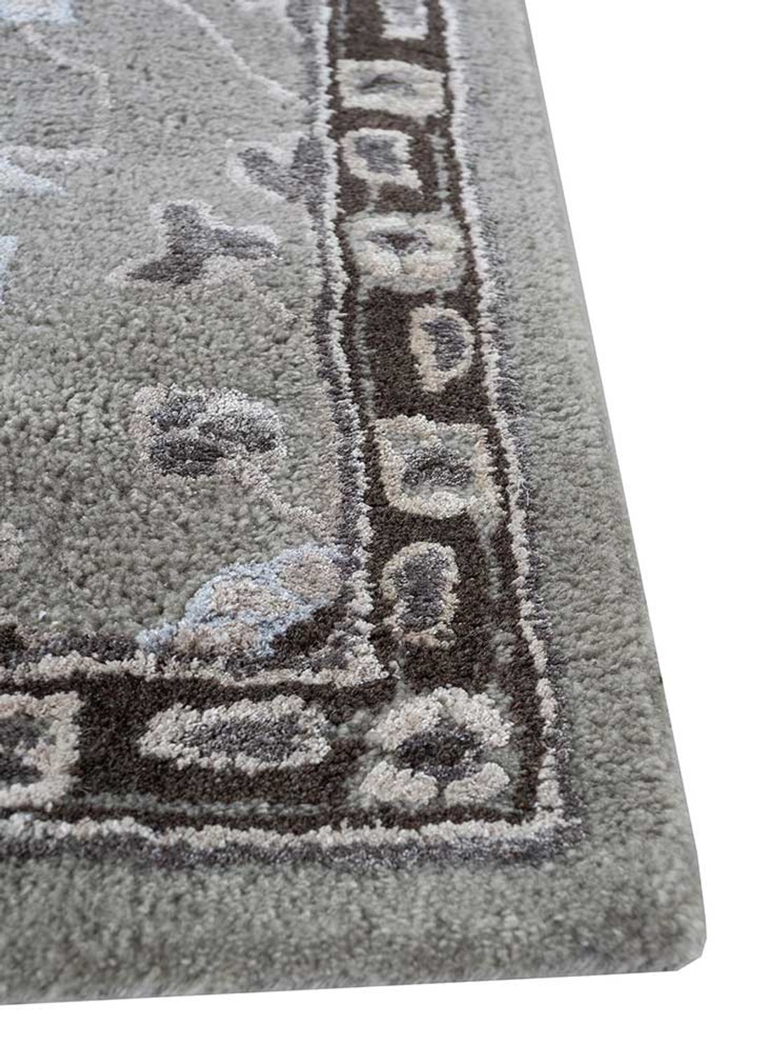 Wool Rug - 240 x 150 cm - grey