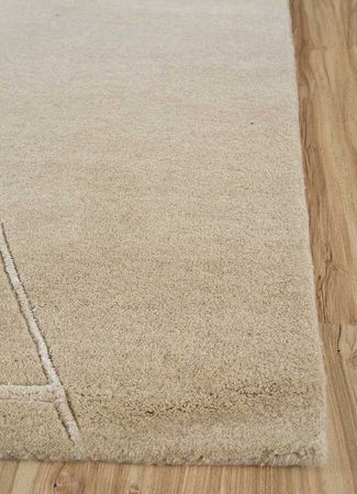 Wool Rug - 270 x 180 cm - cream