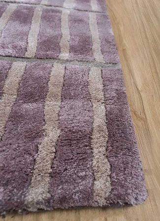 Designer Rug - 270 x 180 cm - purple