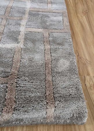 Designer Rug - 270 x 180 cm - grey