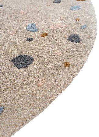Wool Rug oval  - 270 x 180 cm - orange