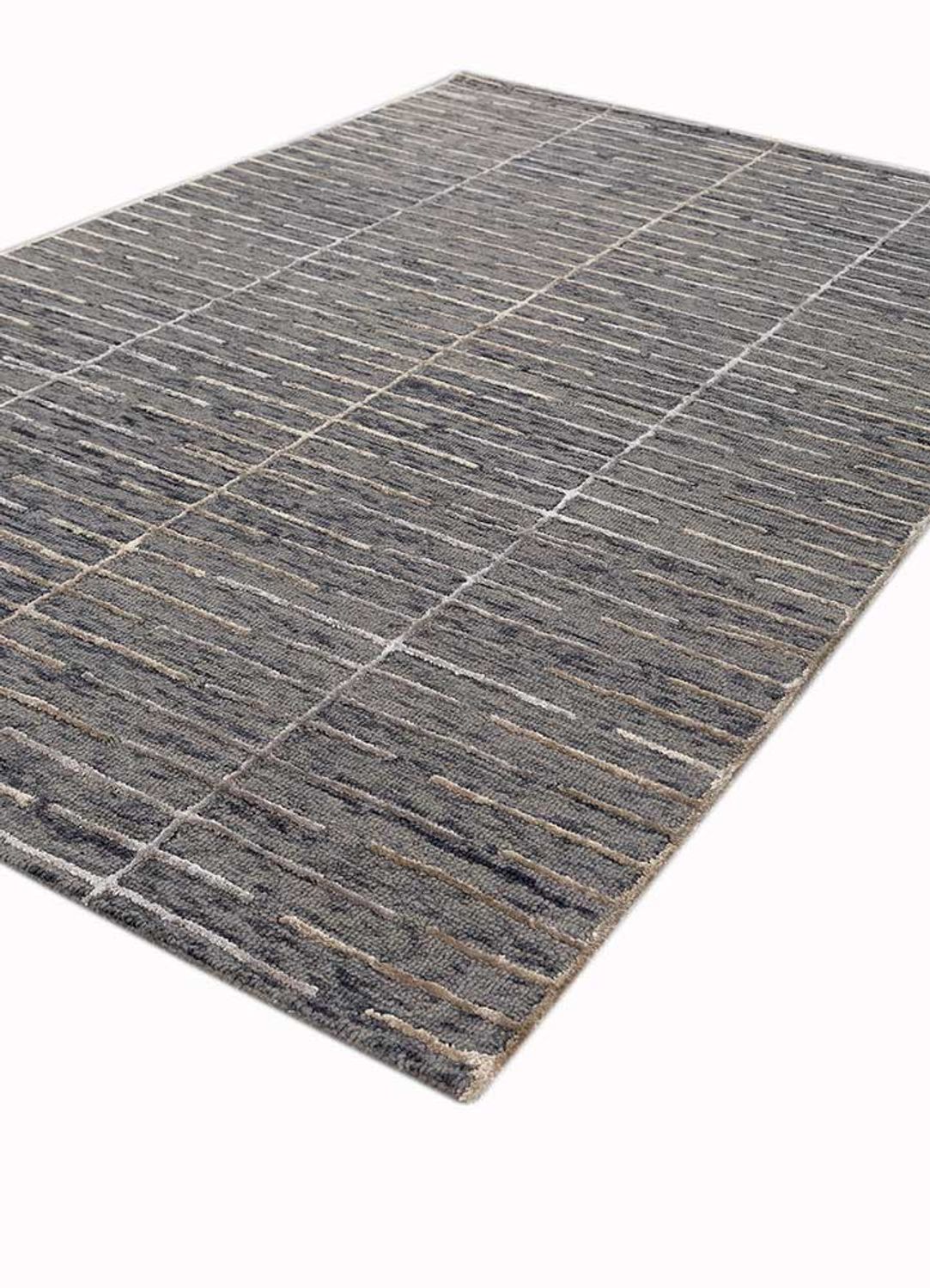 Wool Rug - 240 x 150 cm - grey