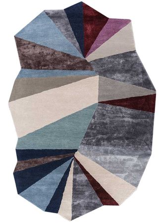 Designer Rug other shape  - 270 x 180 cm - multicolored