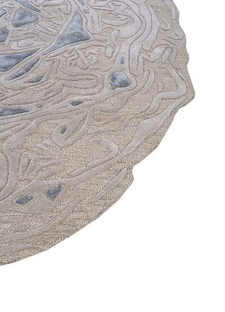 Wool Rug other shape  - 240 x 240 cm - beige