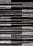 Wool Rug - 270 x 180 cm - black and white