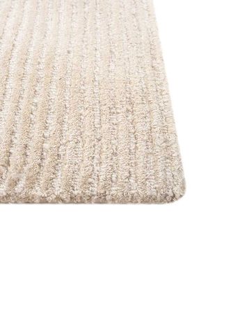 Wool Rug - 270 x 180 cm - black and white