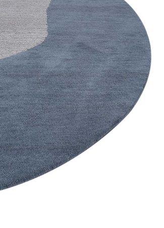 Wool Rug round  - 180 x 180 cm - multicolored