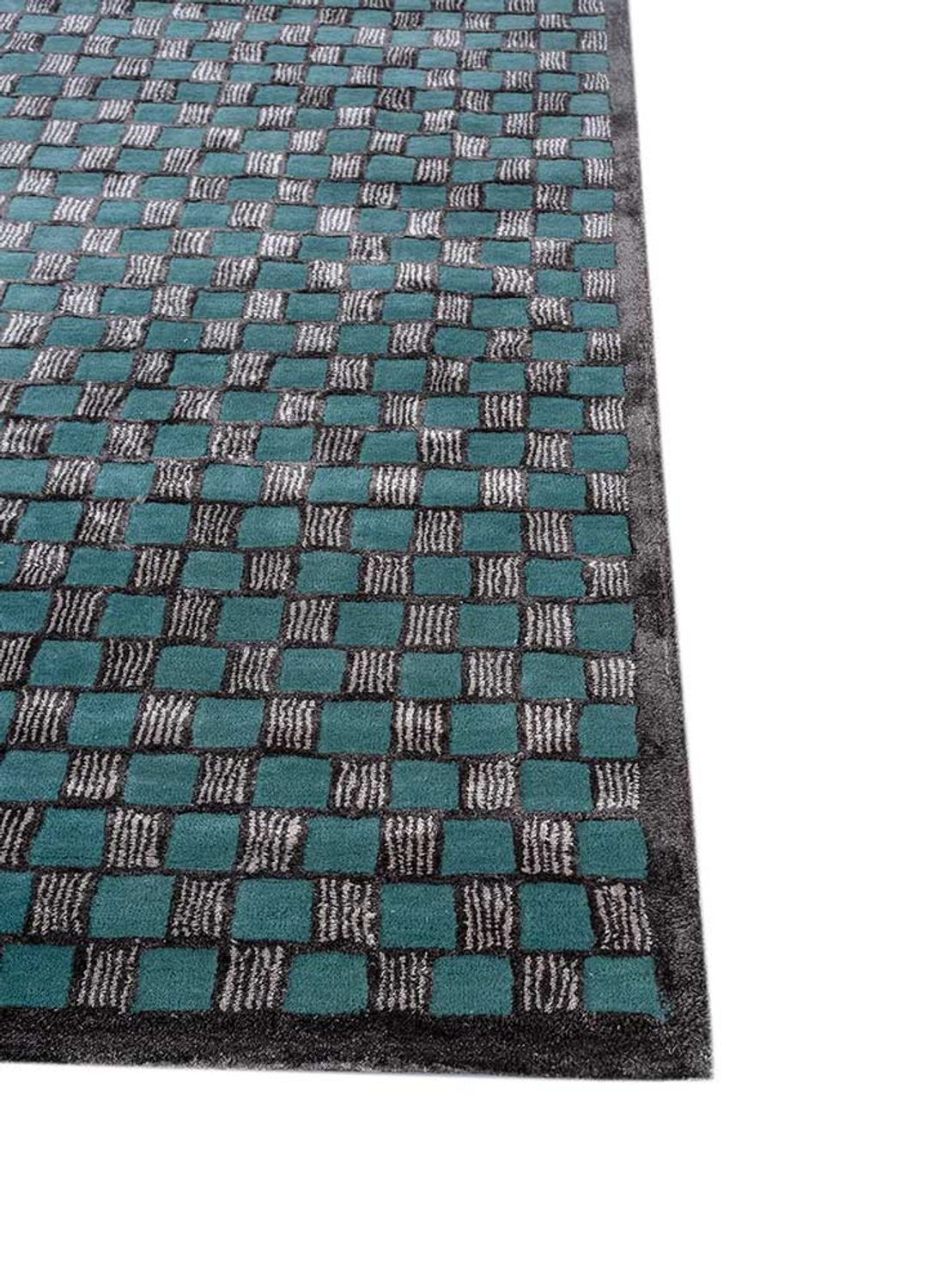 Wool Rug - 270 x 180 cm - dark blue