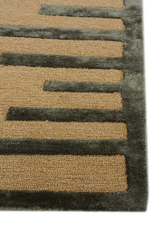 Designer Rug other shape  - 145 x 120 cm - gold