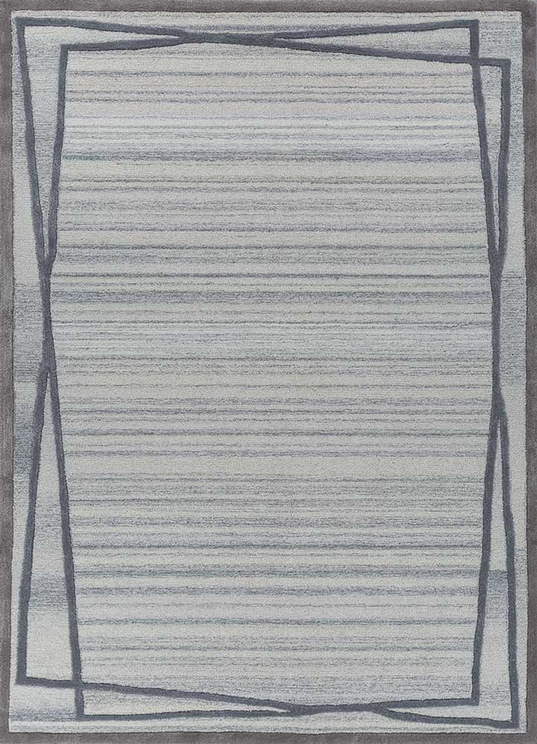 Wool Rug - 270 x 180 cm - grey