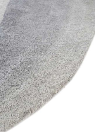 Wool Rug other shape  - 190 x 180 cm - grey