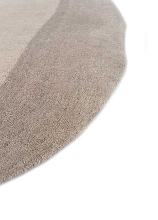 Wool Rug other shape  - 190 x 180 cm - cream